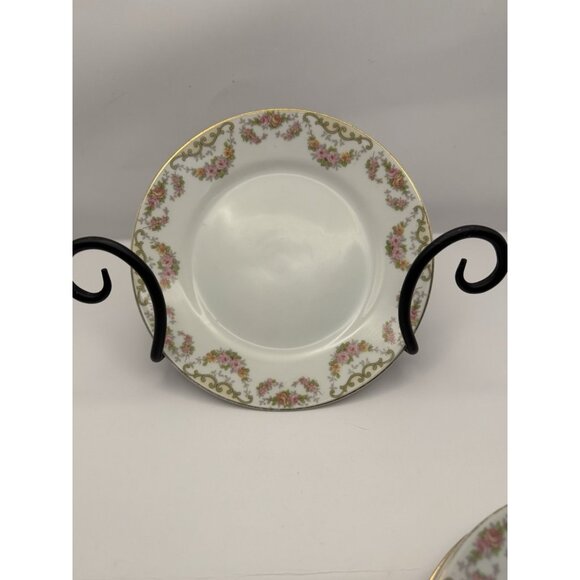 Noritake Nippon Vintage 1920s Bridal Wreath Salad Plates 6.5” - Set Of 4 - Picture 3 of 6